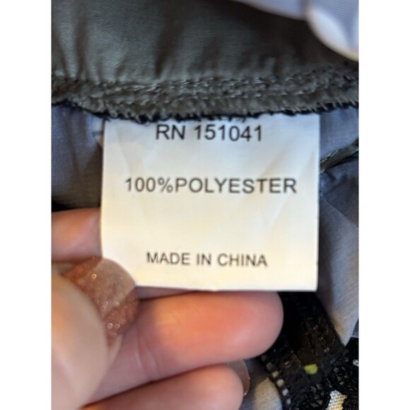 FEW MODA Black Lace Crochet Daisy Skater Dress Medium Sleeveless Lined Boho - Picture 8 of 12